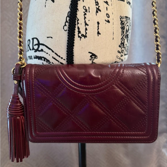 Tory Burch Fleming Soft Glazed Wallet Crossbody - Picture 6 of 7
